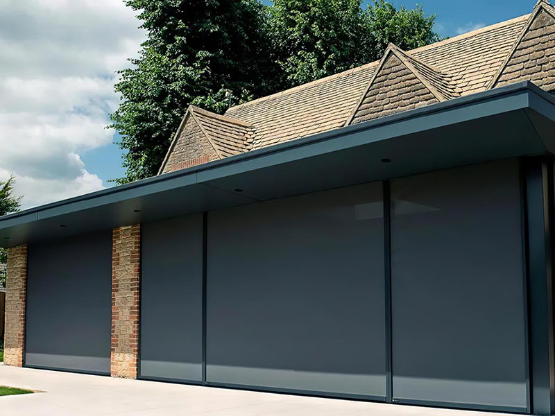 Zipper Wind‑Proof Roller Blind
