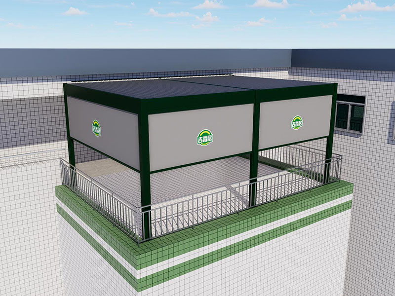 175‑Type Aluminium Alloy Shutter Pergola