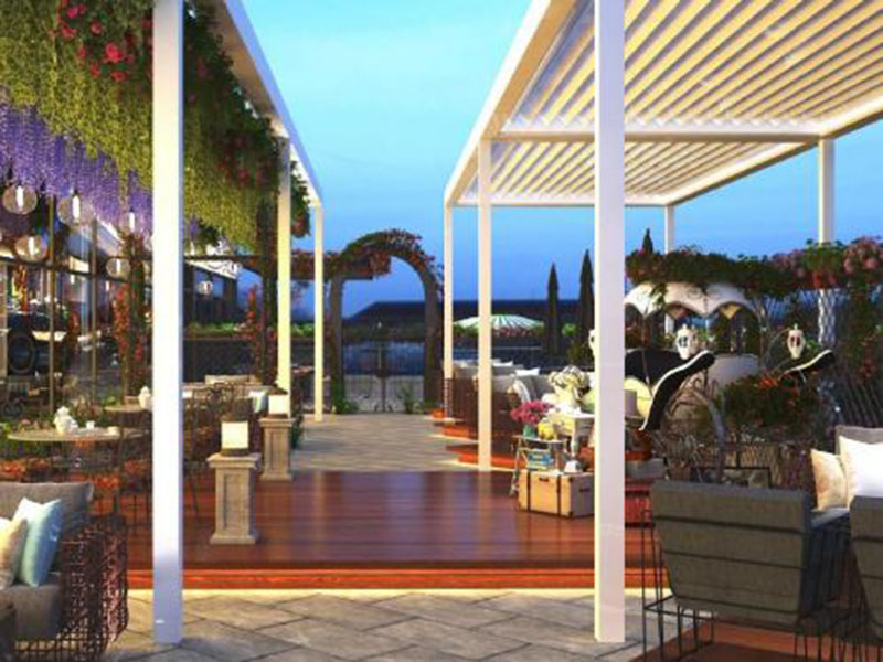 175‑Type Aluminium Alloy Shutter Pergola