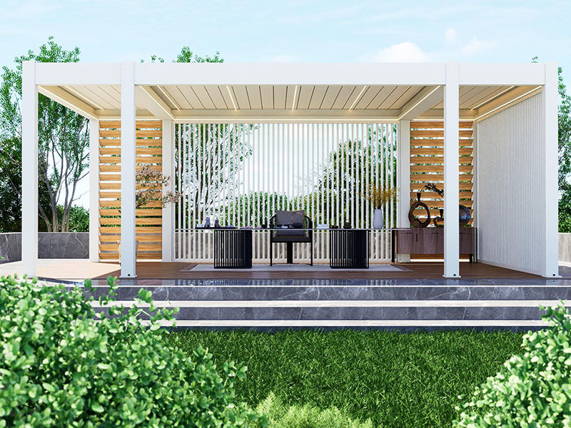 175‑Type Aluminium Alloy Shutter Pergola