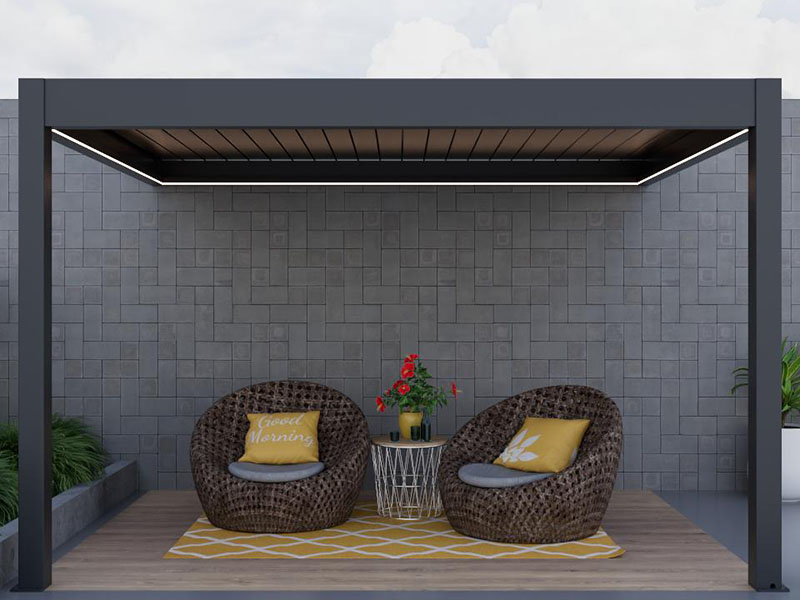 175‑Type Aluminium Alloy Shutter Pergola