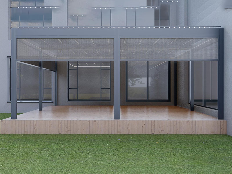 175‑Type Aluminium Alloy Shutter Pergola