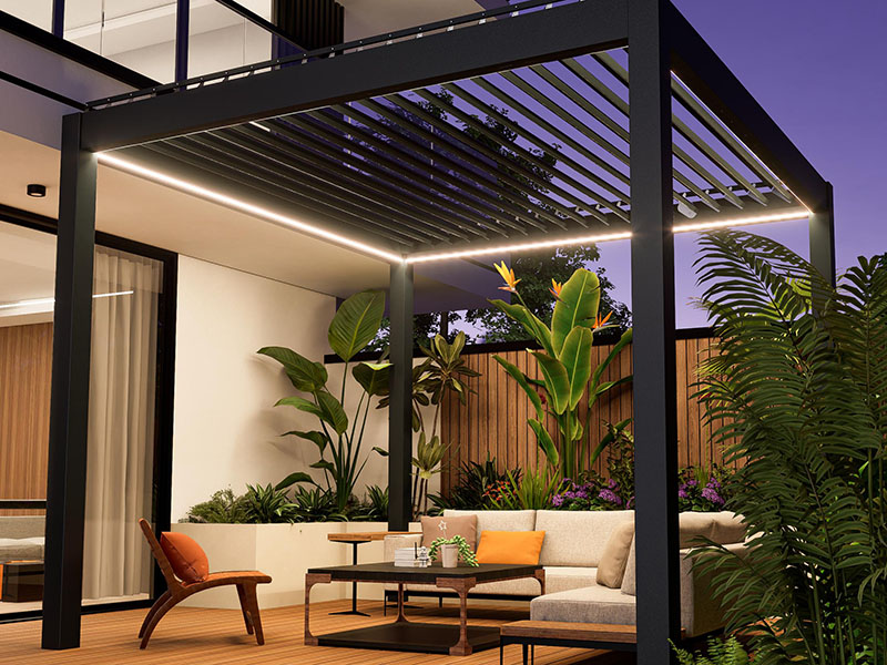 147‑Type Aluminium Alloy Shutter Pergola