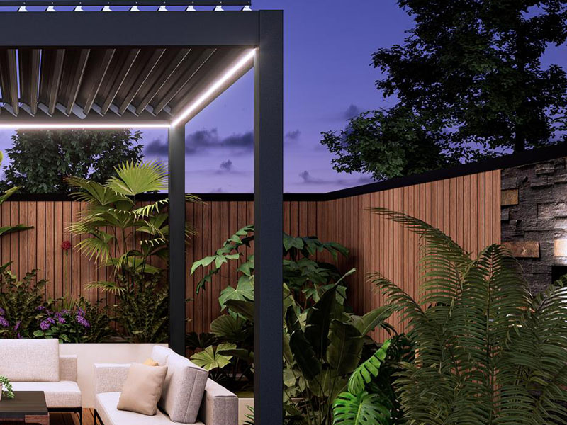 147‑Type Aluminium Alloy Shutter Pergola