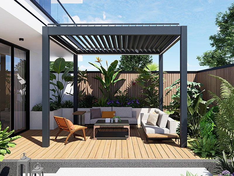 147‑Type Aluminium Alloy Shutter Pergola
