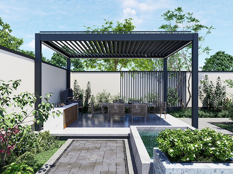 147‑Type Aluminium Alloy Shutter Pergola