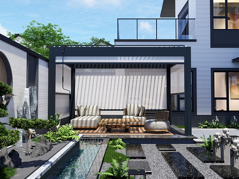 147‑Type Aluminium Alloy Shutter Pergola