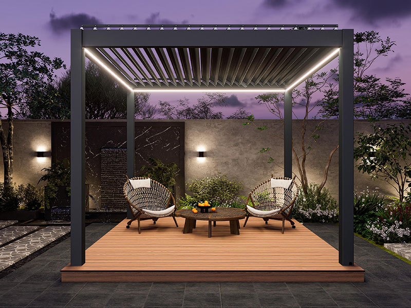 147‑Type Aluminium Alloy Shutter Pergola