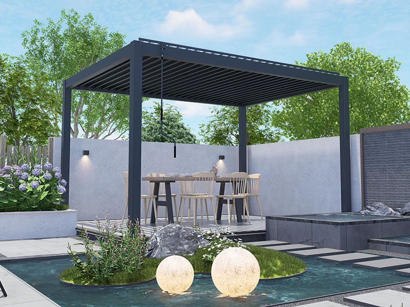 147‑Type Aluminium Alloy Shutter Pergola